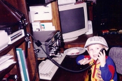 Delton calling "DQ, DQ!"